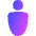 Toilet Sign Man Icon from Flex Gradient Set