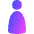 Toiltet Sign Woman Icon from Flex Gradient Set