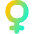 Woman Symbol Icon from Flex Gradient Set
