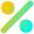 Discount Percent Alternate Icon from Flex Gradient Set