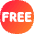 Tag Free Circle Icon from Flex Gradient Set