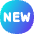 Tag New Circle Icon from Flex Gradient Set
