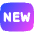 Tag New Square Icon from Flex Gradient Set