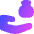 Bag Share Icon from Flex Gradient Set