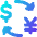 Cash Exchange Rate Icon from Flex Gradient Set