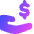 Share Money Dollar Icon from Flex Gradient Set