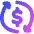Subscription Cashflow Icon from Flex Gradient Set