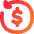 Transaction Refund Cashback Icon from Flex Gradient Set