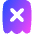 Receipt Cross Icon from Flex Gradient Set