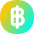 Baht Circle Icon from Flex Gradient Set
