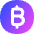 Bitcoin Circle 1 Icon from Flex Gradient Set