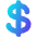 Dollar Icon from Flex Gradient Set