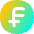 Franc Circle Icon from Flex Gradient Set