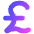 Pound Icon from Flex Gradient Set