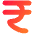 Rupee Icon from Flex Gradient Set