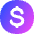 Usdc Circle Icon from Flex Gradient Set