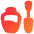 Nail Care Icon from Flex Gradient Set