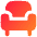 Chair 2 Icon from Flex Gradient Set