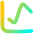 Graph Icon from Flex Gradient Set