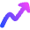 Graph Arrow Increase Icon from Flex Gradient Set