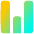 Graph Bar Icon from Flex Gradient Set