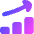 Graph Bar Increase Icon from Flex Gradient Set