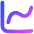 Graph Increase Icon from Flex Gradient Set
