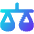Justice Scale 1 Icon from Flex Gradient Set