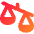 Justice Scale 3 Icon from Flex Gradient Set