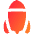 Rocket Icon from Flex Gradient Set