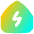 Eco House Icon from Flex Gradient Set