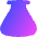 Erlenmeyer Flask Icon from Flex Gradient Set