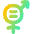 Gender Equality Icon from Flex Gradient Set