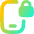 Phone Lock 1 Icon from Flex Gradient Set