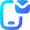 Phone Mail Icon from Flex Gradient Set