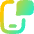 Phone Message Icon from Flex Gradient Set