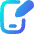 Phone Pen 1 Icon from Flex Gradient Set