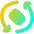 Phone Rotate Mobile Icon from Flex Gradient Set