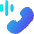 Voice Mail Phone Icon from Flex Gradient Set