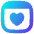 Browser Favorite Heart Icon from Flex Gradient Set