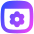 Browser Setting Gear Icon from Flex Gradient Set