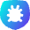 Bug Antivirus Shield Icon from Flex Gradient Set
