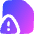 Threat Document Icon from Flex Gradient Set