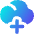 Cloud Add Icon from Flex Gradient Set