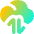 Cloud Data Transfer Icon from Flex Gradient Set