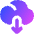 Cloud Download Icon from Flex Gradient Set