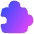 Module Puzzle 2 Icon from Flex Gradient Set