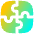 Module Puzzle 3 Icon from Flex Gradient Set