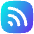 Rss Square Icon from Flex Gradient Set