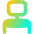 Workspace Desk Icon from Flex Gradient Set
